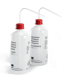 Rotilabo® flacon de spălare de siguranță, 1000 ml, LDPE, imprimat, Etanol, 1 bucată