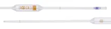 Pipete cu bulă Clasa AS, gradate maro, AR-GLAS®, L 600 mm, vol. 100 ml