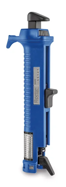 Ripette®, albastru, pipetă cu piston, 1 µl - 5 ml, 1 bucată