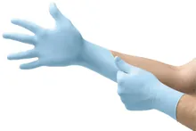 Mănuși de unică folosință MICROFLEX®, 93-833, albastru deschis, mărimea 6,5-7, 250 bucăți
