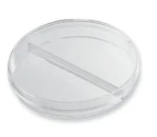 Vase Petri, subdivizate în 2 secțiuni, PS, sterile, Ø 94 x Î 15 mm, 25 ml/godetă