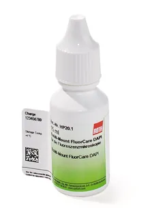 ROTI®Mount FluorCare DAPI, pentru microscopie cu fluorescență, 15 ml, flacon cu picurător