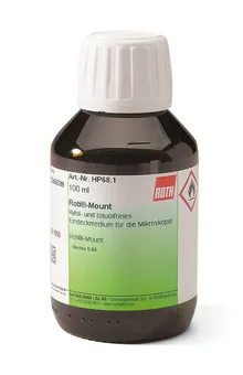 Mediu de montare ROTI®Mount, pentru microscopie, fără xilen și toluen, 500 ml, sticlă