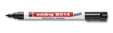 Markere de laborator, edding®, negru, 8014, vârf rotund, fin, 1 mm, 10 buc.