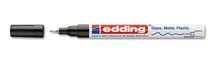 Marker vopsea edding®, 780, negru, extra fin, 0,8 mm, 10 buc.