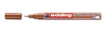 Marker vopsea edding®, 780, cupru, extra fin, 0,8 mm, 10 buc.