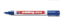 Marker permanent, edding®, 404, albastru, vârf rotund, extra fin, 0,75 mm, 10 buc.