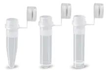 Vialuri de reacție cu capac cu filet și sept, din PP transparent, autoportante 2,0ml
