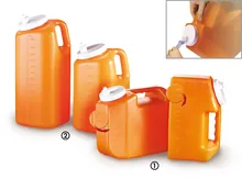 Canistră Uritainer(TM), HDPE, 3.5 l, gradație verticală, 24 buc.