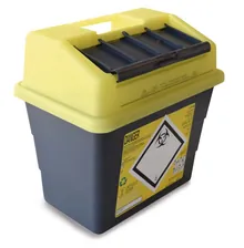 Coșuri de eliminare Sharpsafe®-waste, PP, 9 l, L 292 x W 195 x H 291 mm, 20 buc.