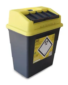 Coșuri de eliminare Sharpsafe®-waste, PP, 13 l, L 293 x W 195 x H 353 mm, 5 buc.