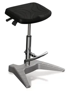 Suporturi de stat cu scaun confortabil, șezut din PU, Î 650-850 mm, l 420 mm