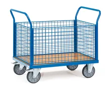 Cărucioare de transport cu cușcă, dimensiune platformă 1000 x 700 mm, 1 buc.