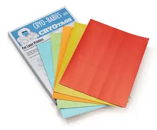 Crio-etichete pe coli, bază de acrilat, asortate color L 67 mm, 20 coli