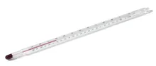 Termometru de sticlă, 0 la +100 °C/0.5 °C, calibrat cu certificat, 1 bucată