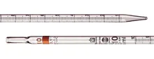 Pipete gradate SILBERBRAND ETERNA, 5 ml, gradații 0.05, tip 2, clasa B