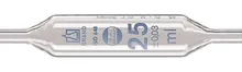 BLAUBRAND® Pipete cu bulă, 9 ml, clasa AS, 1 marcaj, 6 buc.