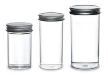 Recipiente multifuncționale, nesterile, PS, transparente, 290 ml, Ø 58 x H 121 mm