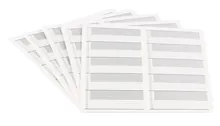 Fișă L 216 x W 280 mm, pentru cutii lame microscop, 10 bucăți