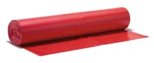 Saci de gunoi extra rezistenți, roșii, LDPE, 120 l, 700 x 1100 mm, 25 bucăți