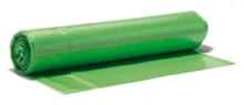 Saci de gunoi extra rezistenți, verzi, LDPE, 120 l, 700 x 1100 mm, 25 bucăți