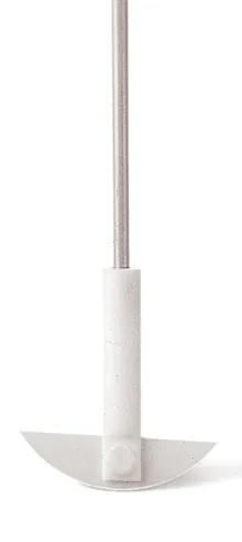 Paletă de agitare PTFE, oțel inoxidabil, semilună, L 600mm, Ø mandrină 8 mm, paletă 90x24x3 mm