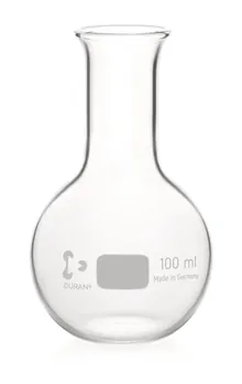 Baloane cu fund plat, gât îngust DURAN®,, 100 ml, 10 bucăți