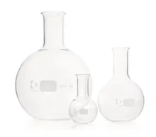 Baloane cu fund plat, gât îngust DURAN®,, 250 ml, 10 bucăți