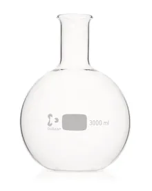 Balon cu fund plat, gât îngust DURAN®,, 3000 ml, 1 bucată