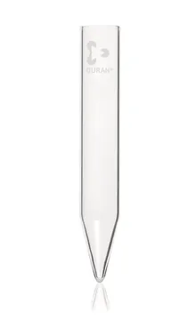 Eprubete de centrifugă cu fund conic, DURAN®, 30°, înălțime 100 mm, 12 ml