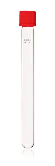 Eprubetă de cultură cu capac înșurubabil, DURAN®, filet GL 18, Ø 18 x L 180 mm, 50 bucată(ți)