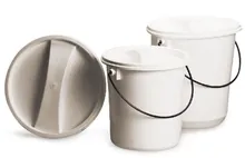 Găleată cu capac etanș, LDPE, 13,2 l, H 328/315 mm, 1 buc.