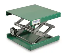 Cric de laborator, aluminiu vopsit în câmp electrostatic, reglabil 55-120 mm, L 100xl 100mm