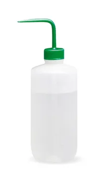 Sticlă de spălare, PEJD, capac colorat verde, 500 ml, 1 bucată(ți)