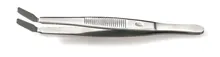 Pensetă pentru manipulare lamele, curbată, conform Kühne, oțel 18/9, L 115 mm