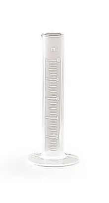 Cilindru gradat ROTILABO®-short, PP, gradație 0.25 ml, 10 ml, 1 buc.