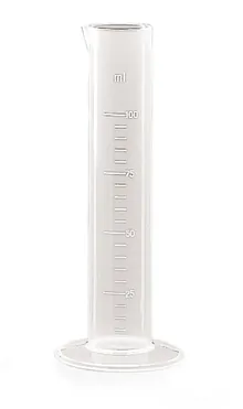 Cilindru gradat ROTILABO®-short, PP, gradație 5.0 ml, 100 ml, 1 buc.