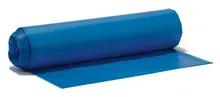 Saci de gunoi albaștri, HDPE, 120 l, 700 x 1100 mm, 50 bucăți