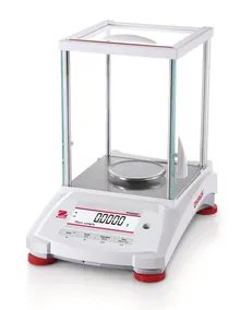 Balanta analitică Pioneer® PX124 (W), ajustare internă, calibrată din fabrică, domeniu de cântărire 120g