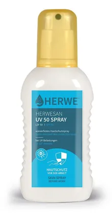 Spray de protecție a pielii HERWESAN UV 50 SPRAY, SPF 50, ușor și cu absorbție rapidă