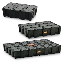 Tavă de colectare de laborator, 120 l, L 120 x W 80 x H 18 cm, 12,8 kg, 1 bucată