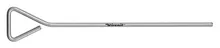 Spatulă Drigalski dreaptă, L 150 mm, oțel inoxidabil Wironit, 1 bucată