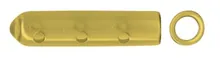 Capace de protecție din silicon, galbene, Ø 5,0 x L 25 mm, 100 bucăți