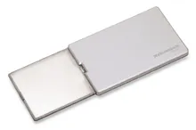 Lupă de buzunar iluminată easyPOCKET, argintie, mărire de 3 ori