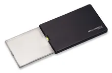 Lupă de buzunar iluminată easyPOCKET, neagră, mărire de 3 ori, 1 bucată