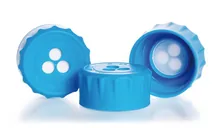 Capace cu filet de ventilație GL 45, DURAN® cu membrană ePTFE, cyan, 4 bucată(ți)