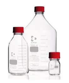 Sticle de laborator din sticlă DURAN® GL45, 2000 ml, cu dopuri rezistente la temperaturi înalte