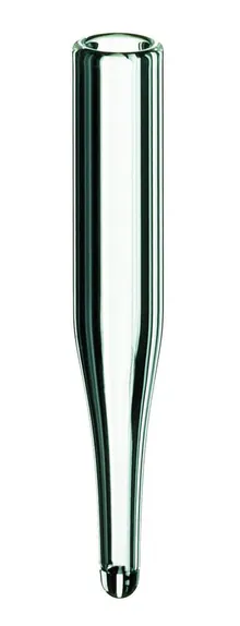Micro-inserții, sticlă borosilicată, 0.1 ml, vârf conic 15 mm, L 31 x Ø 5 mm, ND8