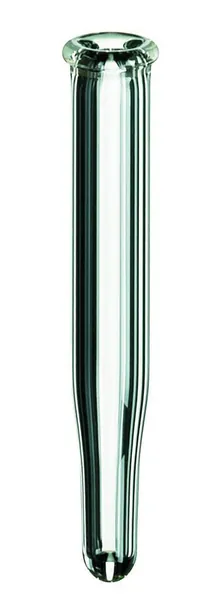 Micro-inserții, sticlă borosilicată, 0.05 ml, arc metalic L 27.5 x Ø 4 mm, ND8