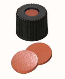 Capace înfiletabile cu orificiu, PP, ND8, Septum Cauciuc natural/TEF, 1.3 mm 60°